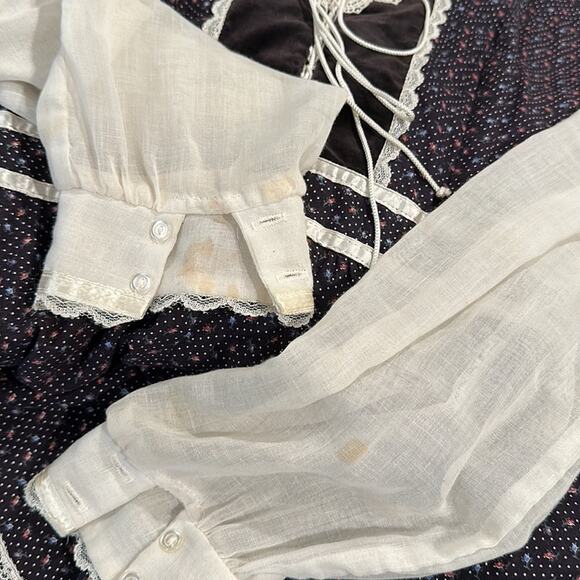 GUNNE SAX Dress Velvet Corset Vintage - Picture 10 of 11